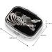 Zebra Printing Small Pill Case - 2 Compartment Travel Pill Organizer | Cute Purse Pill Box for Pocket & Gifts - Buy Online on GoSupps.com
