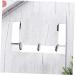 Hohopeti Over Door Towel Bar Over The Door Towel Rack Towel Hanger Over Door Metal Stainless Steel Hat Rack 21.3*12.4cm As Shown - Buy Online on GoSupps.com