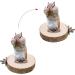 ALTcompluser 4 Pack Bird Perch Stand Platform Toy Parrots Cage Toys Round Wooden Springboard for Budgie Cockatiels Finches Small Parakeets Bird Toys - Buy Online on GoSupps.com