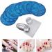 Nail Art Stamping Kit - Silicone Templates Stamper & Scraper for DIY Nail Decor | International Shipping - Buy Online on GoSupps.com