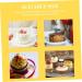 ERINGOGO 2 Pcs Love Cake Card Bride Alloy Chocolate Toothpick - Buy Online on GoSupps.com