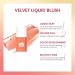 Pakivs Cream Liquid Blush - Long Lasting Waterproof Matte Velvet Mousse Texture Cheek Stick Makeup in Peach Blush - Buy Online on GoSupps.com
