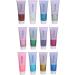 Body Glitter Gel - 12 Colors Holographic Sparkling Cosmetic Powder for Face Eyes Lips & Nails | Perfect for Festivals & Halloween - Buy Online on GoSupps.com