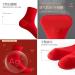 Chinese New Year Red Socks - 4 Pairs Ladies Mid-Tube Stockings | Thick Pure Cotton, Comfortable & Durable | Size 34-39 Red-b - Buy Online on GoSupps.com