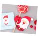  jojofuny jojofuny 50 x Christmas Lollipop Paper Card Christmas Decor Lollipop Candy Lollipop Christmas Decorations Candy Decorations Card Paper Lollipop Decor Candy Lollipop - Buy Online on GoSupps.com