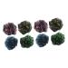 Balacoo 8 Pcs Mesh Pouf Large Bath Ball Shower Ball Women Bath Ball Two-Color Sponge