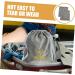 Didiseaon 2pcs Travel Bag Draw Dryer Bags Hair Storage Blower Pouch 30.00X25.00X0.50CM Grey - Buy Online on GoSupps.com