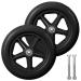 Wheelchair Walker Replacement Wheels 6" 7" 8" Walker and Rollator Replacement Wheel 2 Pcs Wheelchair Front Wheels Solid Rubber Universal for Wheelchair Accessories Parts Wheelchair Casters Black Black 190mm (8inch)