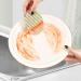 3-Pack Cleaning Kitchen Sponges Oval Bright Rainbow Stripes Kitchen Cellulose Dishwashing Wood Pulp Cotton - Buy Online on GoSupps.com