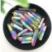 30-60mm Red Green Yellow Titanium Aura Lemurian Crystal Wand Point Crystal Natural Stones and Crystals Stone Mineral Specimen - Buy Online on GoSupps.com