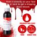 Go Ho Fake Blood Makeup (2 oz) - Realistic & Washable Halloween Blood for Scar Wound, Cosplay, SFX - Zombie & Vampire Effects - 2 OZ - Buy Online on GoSupps.com