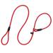1Pc Nylon Dog Training Rope Slip Lead Dog Leash Durable Dog Traction Rope Durable Dog Traction Rope Suitable for Small Medium Dogs (Red)