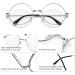 Shop 3-Piece Retro Round Glasses | Unisex Vintage Metal Frame & Clear Lenses - Perfect for Decoration! - Buy Online on GoSupps.com