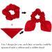 ACO-UINT 12 Pack Red Bunny Ear Satin Scrunchies for Thick Hair - Hair Accessories for Girls - Buy Online on GoSupps.com