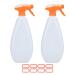 Spray Bottles for Cleaning Solution 16oz, AILFU 2 Pack Clear Fine Mist Empty Plastic Spraying Bottle Refillable Containers with Durable Sprayer (20oz)