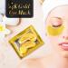 24k Gold Eye Mask 20 PC Gel Pads - Collagen & Hyaluronic Acid Under Eye Patches for Anti-Aging, Dark Circles, Puffiness & Wrinkles - Bulk Gifts for Women and Men - Buy Online on GoSupps.com