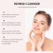 Refreshing Facial Cleanser - Gentle Cleanse Balance & Nourish Skin Minimize Pores Non-Greasy Moisturizing Face Wash(1PCS) - Buy Online on GoSupps.com