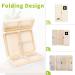 Daily Pill Organizer - Portable Travel Case for Vitamins Medications & Supplements - Magnetic Design Dustproof & Damp Proof - Apricot Color - Buy Online on GoSupps.com
