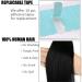 Elailite Real Hair Extensions Tape | Invisible Tape In Extensions | 20PCS Remy Human Hair 35cm 40g - #01 Pechschwarz - Buy Online on GoSupps.com