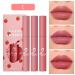 Reddhoon Strawberry Matte Lipstick Set - Waterproof Long-lasting Non-Stick Cup Lip Gloss Trio - Buy Online on GoSupps.com
