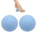 2 pieces massage ball massage ball high-quality fascia ball set massage balls fascia ball fascia ball small for yoga myofascial relaxation muscle relaxation (blue).