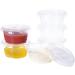 500 Sets 2oz Disposable Plastic Souffle Cups with Lids - Perfect for Shots, Condiments, Dressings - Bulk Packaging for Sampling - Buy Online on GoSupps.com