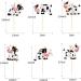 Cow Cupcake Toppers MOO Cow Cupcake Picks for Farm Animal Theme 1st Birthday Baby Shower Party Set of 48 (B) - Buy Online on GoSupps.com