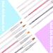 Crazy Sale Nail Art Brush Set - 7pcs UV Gel Polish & Flower Drawing Pens for Perfect Nail Designs - International Shipping - Buy Online on GoSupps.com