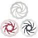 Boenoea 140mm Silver Bicycle Disc Brake Rotor for MTB Mountain Road Bikes - 6 Bolts Included - Buy Online on GoSupps.com