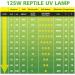 MIXJOY 125 Watt High Intensity Self-Ballasted UV/Heat Mercury Vapor Light Bulb UVA UVB Full Spectrum Sun Light for Reptile and Amphibian Use - Buy Online on GoSupps.com
