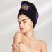 Hair Towel Wrap with Button | Quick-Dry Towel Turban - Mushrooms & Skull Design - Buy Online on GoSupps.com