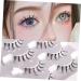 Housoutil 5 Pairs Diamond Eyelashes False Eyelashes Fluffy Girls Lashes Asian Decor Christmas Lashes Colorful Rhinestones Diamond Decor Fluffy Eyelash Miss Paste Drill Flash Fiber - Buy Online on GoSupps.com