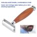 Classic Lightweight Razor with Safe Wooden Handle for a Perfect Facial Shave - International Shipping Available - Buy Online on GoSupps.com