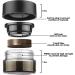 Junhe Anglicolor Waterproof Eyebrow Pomade Gel Makeup - 02 Taupe Set - Buy Online on GoSupps.com