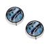 Whale Printed Mini Round Pill Box Pill Box 3 Compartment Medicine Pill Case Pill Organizer Travel Pillbox Portable Pill Box for Pocket Home Office Use
