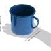 GSI Outdoors 42 fl. oz. Cup - Blue | Lightweight & Durable Camping Mug - Buy Online on GoSupps.com