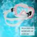 OMGear Diving Mask Snorkel Gear | Silicone Swim Glasses for Kids and Adults | Nose Cover, Neoprene Strap | Impact Resistance | Pink - Buy Online on GoSupps.com
