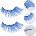 ABOOFAN 4 Pairs Blue Long Eyelashes Girls Clothing Girl Clothes Adult Costumes Nature Fluffy Long Lashes Cosmetic Eyelashes Halloween False Eyelashes Blue Eyelashes Makeup Christmas 3d - Buy Online on GoSupps.com
