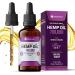 Stress Relief Hemp Seed Oil for Sleep Aid Optimal Pain Relief & Anxiety Relief Certified Organic Made in USA Anti inflammatory Formula 700 000 - Vitamins & Fatty Acids Enhances Mood - Rich in Omega 3 6 9 - Generous (1)