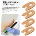 Healvian 10 Pairs Transparent Heel Pads - Silicone Heel Cushions for Pain Relief & Comfort | High Heel Support Inserts - Buy Online on GoSupps.com