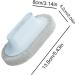 Fovolat Non-Scratch Scrub Sponges Non Scratch Sponges Multi-Use Cleaning - Long Lasting Dishwashing Household Cleaning Sponges for Cookware Ceramic Tile Blue - Buy Online on GoSupps.com