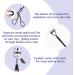 8Pcs Eyelash Curler Set with Built-in Comb - For Salon & Home Grooming | Curler for Short and Sparse Eyelashes - Thicker, Curlier, Fuller | Multicolor - Buy Online on GoSupps.com