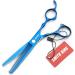 6.0 inch hair scissors set hair cutting scissors & thinning scissors with razor&comb in 1 set (Blue) - Buy Online on GoSupps.com