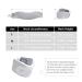 Adjustable Neck Brace for Neck Pain Relief - Foam Cervical Collar for Neck Support, Spinal Discomfort, and Injuries - Grey M - Buy Online on GoSupps.com