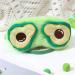 Healifty Cartoon Avocado Sleep Mask with Soft Plush Cover - for Women and Men - Ideal for Travel and Night Sleep - Buy Online on GoSupps.com
