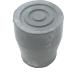 Gray Walker/Commode Tips Set of 4 - 1 Inch Diameter Replacement Tips - Buy Online on GoSupps.com