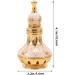 STOBAZA Refillable Crystal Glass Perfume Bottles - Retro Style Empty Essence Bottle for Essential Oils & Perfume | International Shipping Available - Buy Online on GoSupps.com