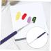 Housoutil Palette Stick Cosmetic Stirring Rods Nail Implements Cosmetic Mixing Stick Nails Gel Nail Manicure Sticks Pigment Mixing Sticks Makeup Stainless Steel Non-slip Blending Pen - Buy Online on GoSupps.com