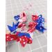 3-Piece Patriotic Hair Clips Set - American Flag Boutique Accessories for Girls | 4th of July Style - Buy Online on GoSupps.com