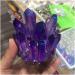 Qpyd Natural Purple Crystal Cluster - Healing Meditation Stone for Energy & Decor | 350-400g - Buy Online on GoSupps.com